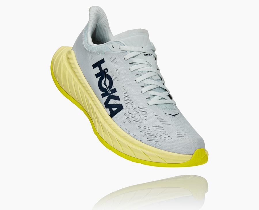 Hoka One One Koşu Ayakkabısı Erkek Beyaz - Carbon X 2 - BR6372489